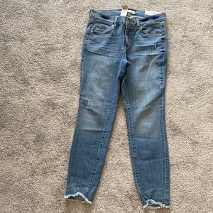 Loft cropped jeans Sz 6P